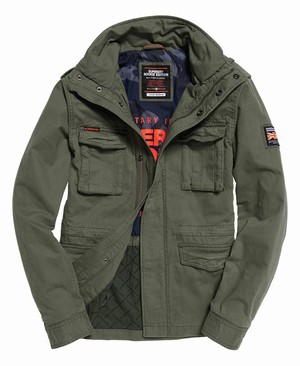 Superdry Classic Rookie Pocket Férfi Kabát Zöld | XOCAF5739